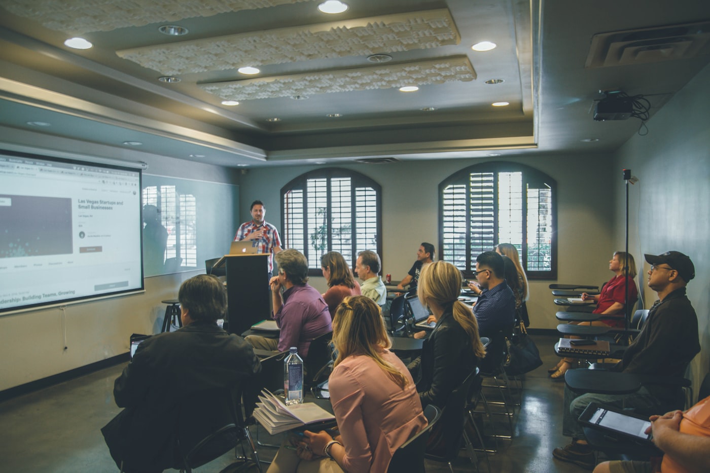 Evening classroom cohort packaging AI services
